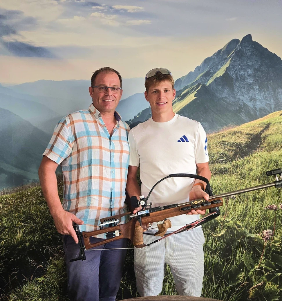 Léo Carlier, biathlète français de haut niveau sponsorisé par Two Sources
